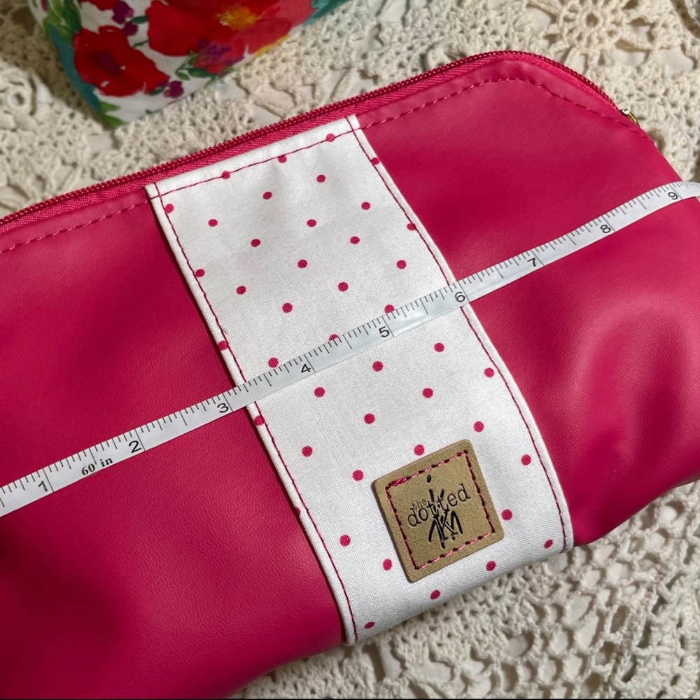 Barbiecore Pink Dot Cosmetic Pouch - Picture 2 of 6